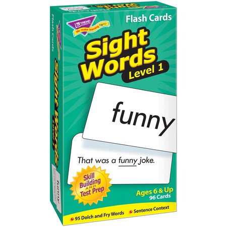 Trend Enterprises Sight Words - Level 1 Skill Drill Flash Cards T53017